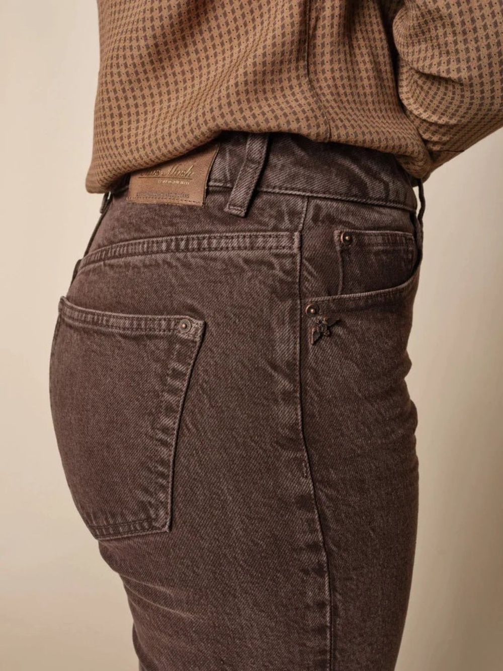 NWT MOS MOSH Scandinavian Luxury Denim Stella Fudge Pant Jeans Women's size 24 - Picture 4 of 11